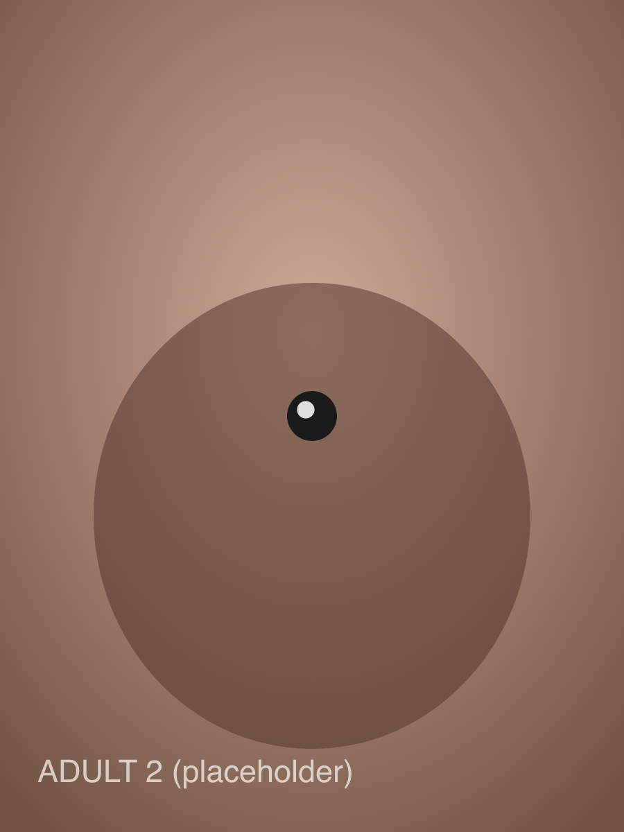 Pet morph: puppy to adult, eyes anchored to the same point.